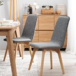 Heim Studio RIKU Kursi Makan Set 2 Buah Abu