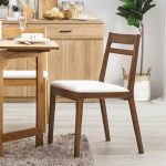 Heim Studio GOZO Kursi Makan Walnut Krem