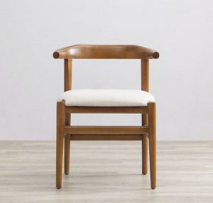 Heim Studio JIRO Kursi Makan Walnut Krem - Image 4